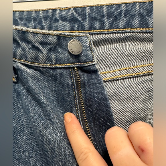 CARMAR FELT LOGO JEANS - Picture 3 of 7